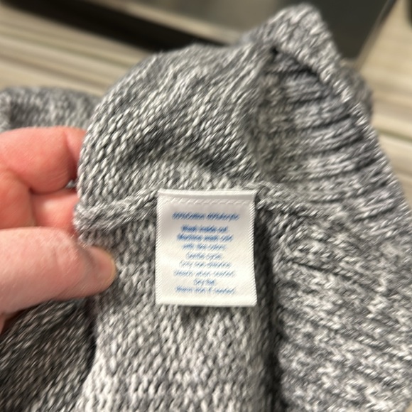 Urban Pipeline Men's Henley Knit Sweater Hoodie XXL Grey Kangaroo Pocket - Picture 7 of 8